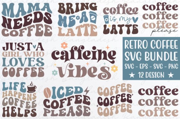 Download Retro Coffee SVG Bundle - Premium Bundle